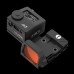 Set of CHI Red Dot Telephoto Device Fast-Focus Camera Telephoto Lens External Viewfinder with Bases