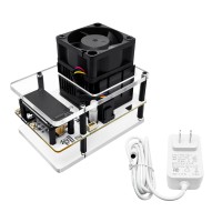 1.2TH/s BTC Lottery Miner - NMAxe Gamma Solo Miner with Black Fan and Wireless WIFI Operation