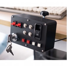 Racing Game Simulation Central Control Box with PETG 3D-printed Shell Support USB Plug and Play