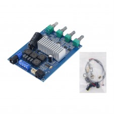 2*50W Bluetooth 5.0 Amplifier Board TPA3116 Amplifier 2 Channel Power Amp Stereo w/ Tone Knobs