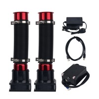 Simplayer SIM Racing Wind Simulator (with Dual Tube) Plug and Play for Simagic Fanatec Racing Games 