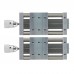Precision Cross Mini Manual Sliding Table Linear Rail X/Y Axis Platform + B Clamp for Digital Control CNC Processing