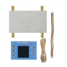 LF-8GHz Dual Channel RF Attenuator Module 60dB 50ohms with SMA Female Connector + Offline Main Control Module + TTL Cable