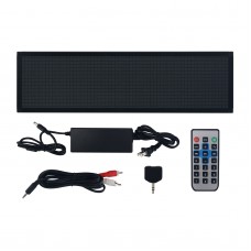 AS1000 2P5 128x32 Dot Professional Full Color RGB Music Spectrum Display with Aluminum Alloy Shell HiFi KTV Rhythm Light