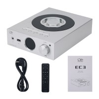 SHANLING Silvery 220V EC3 HiFi CD Player Hard Drive USB Flash Drive Audio Player Bluetooth Headphone Amplifier DAC ES9219C
