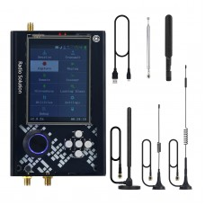 HamGeek 1MHz-6GHz HackRF One R10 V2.0.x + PortaPack H2M with Metal Shell + 5 Antennas + USB Cable