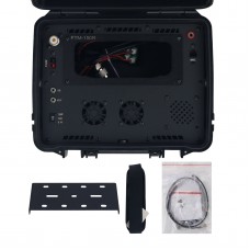 Black Emergency Radio Communication Box with Metal Panel Dedicated for YAESU FTM-150R Radio Station