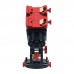 TeSeek HM-17PE Harmonic Equatorial Mount EQ Mount (Red) with 18KG Load Capacity + Pier Extension