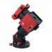 TeSeek HM-17PE Harmonic Equatorial Mount EQ Mount (Red) with 18KG Load Capacity + Pier Extension