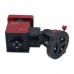 TeSeek HM-17PE Harmonic Equatorial Mount EQ Mount (Red) with 18KG Load Capacity + Pier Extension