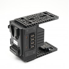 Upgraded FusionRig Camera Cage Expansion Module Cineback with XLR Handle Extension Kit for Sony FX3/FX30 Cameras