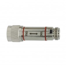 DC-3GHz Impedance Converter N75 Male to N50 Female Connector Impedance Transformer RF Accessory