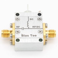 0.01-4.2GHz 50ohms DC Bias Tee RF Feedback High Current DC Block with SMA Female to Female Connector