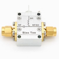0.01-4.2GHz 50ohms DC Bias Tee RF Feedback High Current DC Block with SMA Male to Male Connector