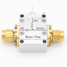 0.01-4.2GHz 50ohms DC Bias Tee RF Feedback High Current DC Block with SMA Male to Male Connector
