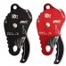 Black ASAT RD2 Unidirectional Brake Pulley Type Descender 30-150KN Industrial Rope Climbing Accessory