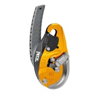 IDEVAC Orange D020CA00 Climbing Rope Descender Self-braking Descender with Anti-panic Function for 10-11.5mm Ropes
