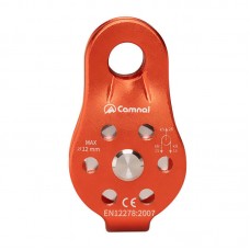 Mini Fixed Single Pulley 26KN Aluminum Alloy Climbing Pulley for Outdoor Mountaineering/Lifting/Rescue