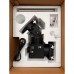 Teseek Black SA-17 Harmonic Equatorial Mount 400:1 Reduction Driving Support for ZWO Box/NINA/Onstep with Handheld Controller