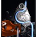 Camnal Orange Outdoor Descender 15KN 10-12mm Rope Climbing and Descending Equipment High Altitude Operation Protector