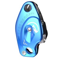 Camnal Blue Anti-panic Version Outdoor Descender 15KN 10-12mm Rope Climbing and Descending High Altitude Operation Protector