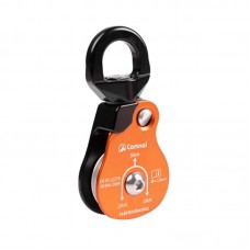 Aluminum Alloy Universal Single Pulley 36KN Outdoor Hiking Rope Climbing Pulley Support 13mm Ropes