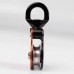 Aluminum Alloy Universal Single Pulley 36KN Outdoor Hiking Rope Climbing Pulley Support 13mm Ropes
