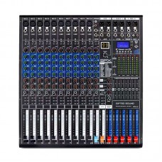 GS RX12 Professional Performance-grade 12-Channel Bluetooth5.0 USB Stage Audio Mixer DSP 99 Digital Effector