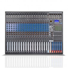 Professional 20-Channel Mixing Console Bluetooth5.0 USB Stage Audio Mixer Built-in DSP 99 Digital Effects