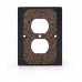 Crosbon Pure Aluminum Wall Outlet Panel American Standard HIFI Wall Socket Panel w/ Soft Rubber Pad