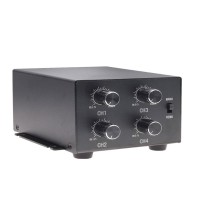 4CH Machine Vision Light Controller AC 100-240V 24V 100W Designed for Industrial Product Inspection