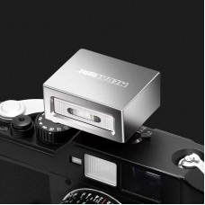 MEDALight F1 Mini Flash Small Camera Flash with (Silver) Metal Case for Canon Sony Fujifilm Olympus