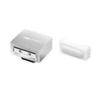 MEDALight F1 Mini Flash Small Camera Flash (Silver) Metal Case + Diffuser for Canon Sony Fujifilm