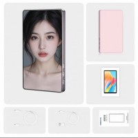 SHIMBOL CP5 Lite 1080P 5" Smartphone Rear Camera Selfie Monitor Selfie Screen (Pink Silicone Case)
