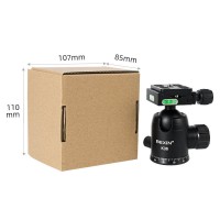 BEXIN K36 Ball Head – 36mm Damped Tripod Head for DSLR Cameras Panoramic Shooting and 15KG Load