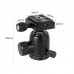 BEXIN K36 Ball Head – 36mm Damped Tripod Head for DSLR Cameras Panoramic Shooting and 15KG Load