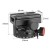 LEP-02 Aluminum Alloy Panoramic Indexing Rotator with Plate 1/4" UNC Screw and 10KG Load Capacity