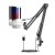 White ME6S professional Game USB Microphone Flexible Adjustment RGB Live Streaming Condenser Microphone