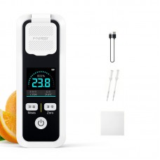 FNIRSI JBM-10 Intelligent 0%-32% Brix Refractometer High Accuracy Digital Sugar Meter with 1.54-inch IPS Screen