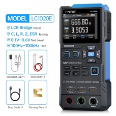 FNIRSI LC1020E Handheld Digital LCR Meter 100Hz-100kHz Adjustable Capacitor/Resistor/Inductance/Impedance Tester