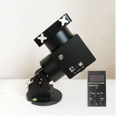 TeSeek Black HM-17PE Harmonic Equatorial Mount 18KG Load Capacity EQ Mount with GOTO Hand Controller for Telescopes