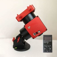 TeSeek Red HM-17PE Harmonic Equatorial Mount 18KG Load Capacity EQ Mount with GOTO Hand Controller for Telescopes