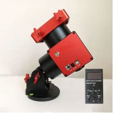 TeSeek Red HM-17PE Harmonic Equatorial Mount 18KG Load Capacity EQ Mount with GOTO Hand Controller for Telescopes