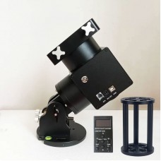 TeSeek Black HM-17PE Harmonic Equatorial Mount 18KG Load Capacity with GOTO Hand Controller and Height Extension Support