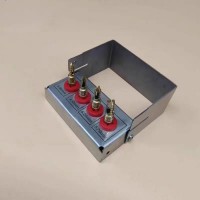 Set of 4PCS 400–800RPM Autogenous Bone Harvesting Drills Bone Harvesting Burs with Sterilization Box