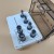 6PCS Dental Implant Double-Layer Trephine Burs Dental Tissue Punch Set for Implant Surgery