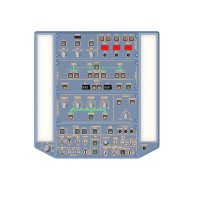 WINGFLEX A320 Overhead Panel with IRS & Lighting Panels Designed for Airbus PC Flight Sim Platforms