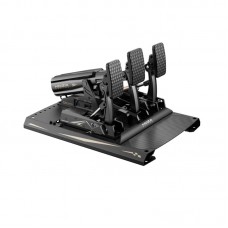 MOZA mBooster Active Pedal Sim Racing Pedals 3-Pedal Set with Dual 200KG Load Cell Sensors for Games