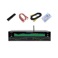 EQ8000 Green LED Professional EQ Equalizer Bluetooth5.4 Optical Fiber Coaxial Digital Audio Decoder Processor