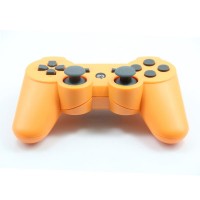 Replacement ABS Full Case for PS3 / PS3 Slim / PS3 4000 Controller - Electroplating Orange